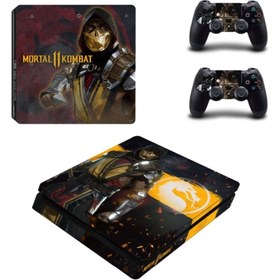 Resim Kt Decoration Mortal Kombat Playstation 4 Slim Kasa Sticker Kaplama 