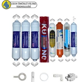 Resim Swun chyan Kapalı Kasa Su Arıtma Cihazı Sertifikalı 8'li B12-Detox-Mineral-Orijinal LgKuno Mebran 