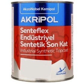 Resim AKZONOBEL Senteflex Rapid Endüstriyel Boya S005 Siyah 2,5 Litre 