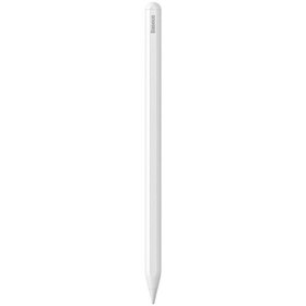 Resim BASEUS SMOOTH SXBC020002 WIRELESS CHARGING CAPACITIVE STYLUS PEN AKTIF VERSIYON IPAD KALEM BEYAZ 