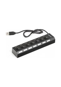 Resim DARK Connect Master DK-AC-USB272 7port USB 2.0 Siyah USB Çoklayıc 