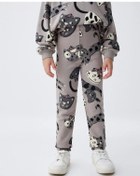 Resim Sela Foter Üzerine Baskılı Taytlar 465720089 Gri 