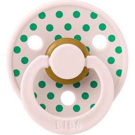 Resim Bibs Studio Colour Polka Small Kauçuk Emzik - Petal Cactus - 0-6 Ay 