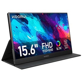 Resim Koorui 15.6" E1511A 60Hz IPS FHD Type-C Taşınabilir Monitör 