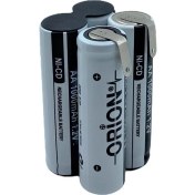 Resim 4.8V 1000MAH Ni-Cd Aa Şarjlı Vidalama Pili Kalem Pil Boyutunda 
