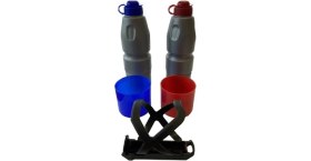 Resim Atl Yerli Bisiklet Suluk Plastik Bardaklı (3 Renk) 