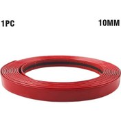 Resim 3m/5m Araba Tampon Kırmızı Dekorasyon Şerit Araba Kapı Ve Pencere Koruma Şerit Araba Red10mm 3m 1 Piece Set 