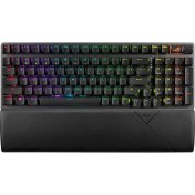 Resim Rog Strix Scope Iı 96 Kablosuz Oyun Klavyesi, Üç Modlu Bağlantı, Şok Emici Köpük ve Anahtar Pedleri, Rog Nx Kar Anahtarı Ön Sıcak Değişim 