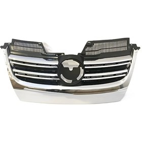 Resim Vw Jetta 2005-2010 Ön Panjur Komple Krom Geniş Plakalıklı 