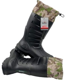 Resim Sonimix Eva Termal Çizme Haki -30 Derece Soğuğa Dayanıklı 