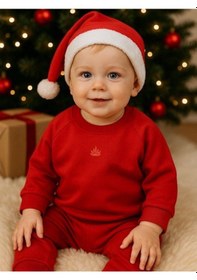 Resim Zekids Bebek Organik Kırmızı Sweat-16442 Kırmızı 