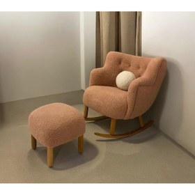 Resim mikey Niel ahşap berjer 