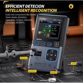 Resim Fnirsi Dso-tc4 El Tipi Dijital Osiloskop & Transistör Test Cihazı & Sinyal Jeneratörü 