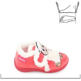 Resim Gezer Bebe Kız Çocuk Kışlık Cırtlı Ayarlanabilir Günlük Okul Kreş Panduf Ayakkabı Ga2kbm.03362.00.004.f66 Kırmızı 