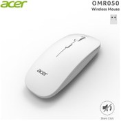 Resim Acer Omr050 Beyaz Kablosuz Sessiz Tuşlu Mouse 1000-1200-1600 Dpı 001 