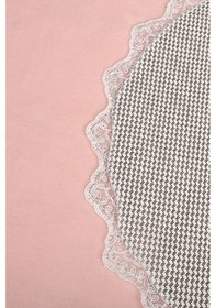 Resim Bonny Home Venüs Pudra 2'li Dantelli Banyo Paspası Seti Çeyizlik Pudra 