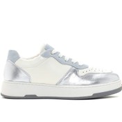 Resim Kadın Gümüş Deri Sneaker Derimod