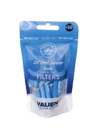 Resim Vauen Blueones 6mm Kömürlü Pipo Filtresi 50 Adet 352037 