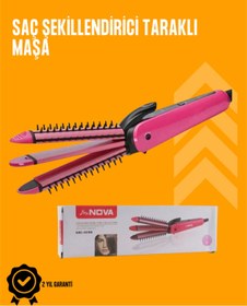 Resim Clevora Fön İşlemine Uyumlu Sabitleyici Saç Tarağı 