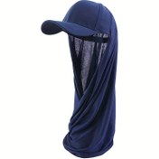 Resim Yazlık Müslüman Şapka Eşarp Entegre Beyzbol Kepi ve Turban 