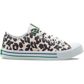 Resim Benetton Kadın Spor Ayakabı Beyaz 