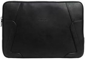 Resim CANTAŞ Premium Laptop Kılıfı, 13-14 inç, Su Geçirmez Suni Deri, 35x25x2.5 cm, Modern Tasarım, Siyah, Fermuarlı, İş ve Günlük Kullanım İçin 