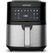 Resim GoldMaster SmartyCook 7 Litre Inox Geniş Hazneli XXL Dokunmatik 9lu Fan Teknolojili Airfryer Sıcak Hava Fritözü 
