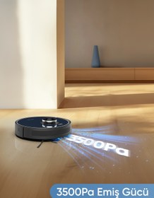 Resim Şımart Teknoloji Katya Z Akıllı Robot Süpürge 2’si 1 Arada Islak Mop Ve Yüksek Emiş Gücü 