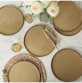 Resim Keramika Vintage Stackable Servis Tabağı 27 Cm 6 Adet 21979 