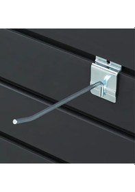 Resim 100 Adet 10 Cm Kanallı Pano Kancası, Aksesuar Ve Bijuteri Kancası Metal 