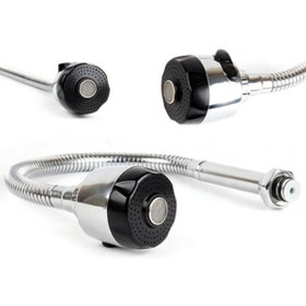 Resim HerEveOyuncak Oynar Başlıklı 2 Fonksiyonlu Spiral Musluk Başlığı + Sevimli Ördek Musluk Uzatıcı - 2li Set S4A8H3 