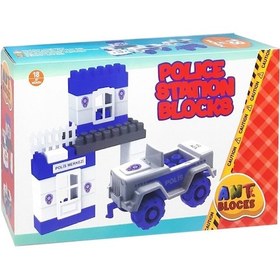 Resim ASYA Ant Blocks 45 Parça Polis Merkezi 