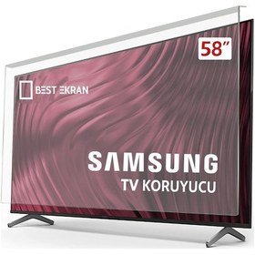 Resim Bestekran Samsung Uyumlu 58J5270 TV Ekran Koruyucu Samsung Uyumlu 58" İnç 146 Cm TV Ekran Koruyucu 
