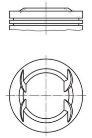 Resim Parçafoni Motor Piston Segman Bravo-coupe-marea 2.0 20v 95-98 82.40mm 