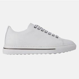 Resim Marcomen 21031 Erkek Hakiki Deri Sneaker Ayakkabı Beyaz 