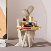 Resim Modern Soyut Çift Figürü Anahtar Tepsisi - Reçine Takı Tutucu & Ev Dekoru, Giriş, Düğün Hediyesi ve Bayram Kutlamaları için Mükemmel, Giriş, Masaüstü Dekoru, Şekil, Modern Tarz, Sanat Teması 
