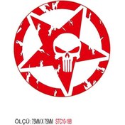 Resim PROMOT Motorsiklet Bisiklet Otomobil Kask Laptop Grenaj Marka Sticker 2 Adet 0184 
