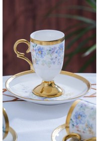 Resim Acar Felica 6 Kişilik Kahve Fincan Takımı - 90 Ml Renkli 