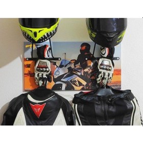 Resim Motorcu Kask Askısı, Kişiye Özel Baskı V1 