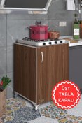 Resim Kenzlife Ocak Dolabı Hoşseda Cvz 85*60*56 Hazır Mutfak Klasik Set Üstü Ocak Için Arkalıksız 