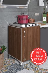 Resim Kenzlife Ocak Dolabı Hoşseda Cvz 85*60*56 Hazır Mutfak Klasik Set Üstü Ocak Için Arkalıksız 