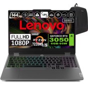 Resim Lenovo Loq 15ARP9 Amd Ryzen 5 7235HS Ddr5 16GB 512GB SSD RTX3050-6GB 300NITS 15.6" 144Hz Fhd Windows 11 Home Taşınabilir Bilgisayar 83JC000PTRH01 + Zetta Çanta 