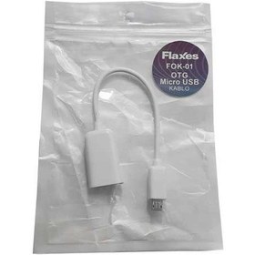 Resim Flaxes Fok-01 Otg Micro Usb Kablo 