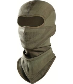 Resim Turcoshop11 Army Green Motosiklet Balaklava Kafa Koruma Nefes Alabilir Nem Emici 