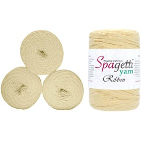 Resim Spagettiyarn Soft Sarı Ribbon 10 - 4'lü Set 