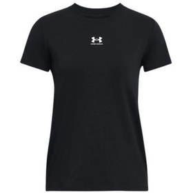 Resim Under Armour Ua Rival Core Ss Kadın T-Shirt Siyah 