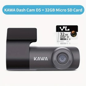 Resim Tongdashop Kawa D5 2k Araç Kamerası 32gb Tf Kart Dahil Ses Kontrol Wifi Gece Görüşü Park Modu 
