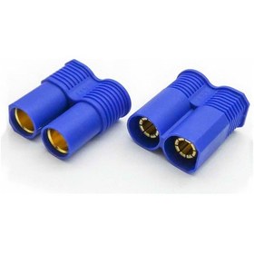 Resim EC8 Dişi Erkek Konnektör Çifti 8Mm Banana Tip Altın Kaplama 200A 