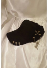 Resim Şapka Kasket Şapka Spor Şapka Unisex Siyah Zincir Piercing Li Halkalı 01 ÇoK Renkli Çok Renkli 