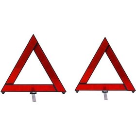 Resim 2 Adet Araba Acil Arızası Uyarı Üçgen Tehlike Dur Işareti Reflektör Yurt Dışından 